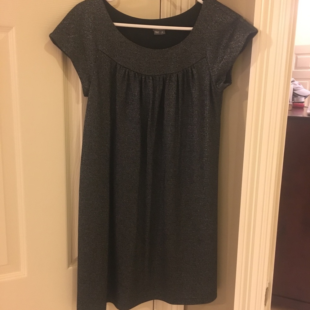 MUSE black sparkle mini dress size 8